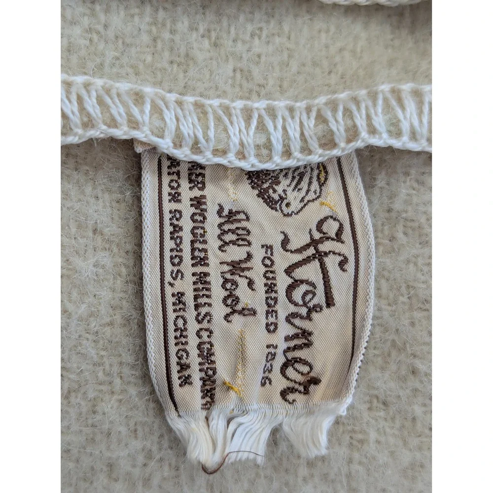 Vintage Horner Wool Blanket | Large 92x78